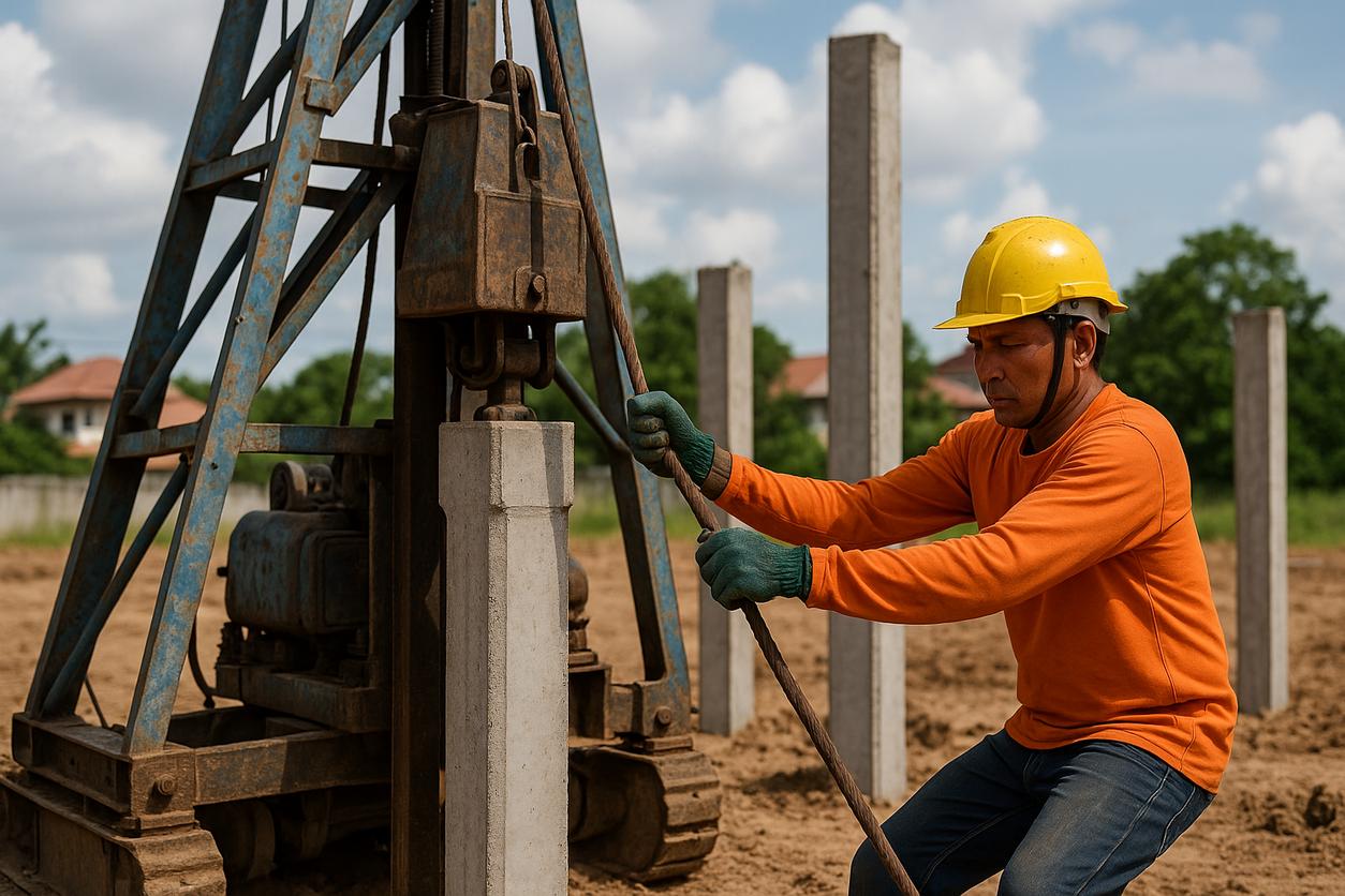 ช่างตอกเสาเข็ม – บริการตอกเสาเข็มที่มีคุณภาพ